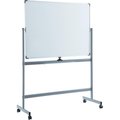 Lorell 39 in. Magnetic Whiteboard Easel; White LLR52569